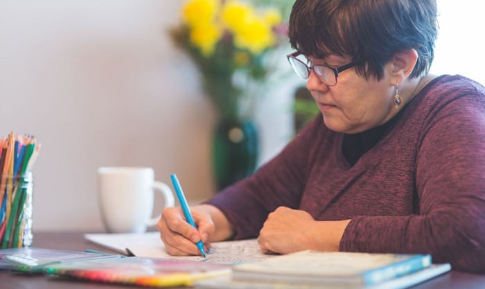 成人着色书籍的最佳标志