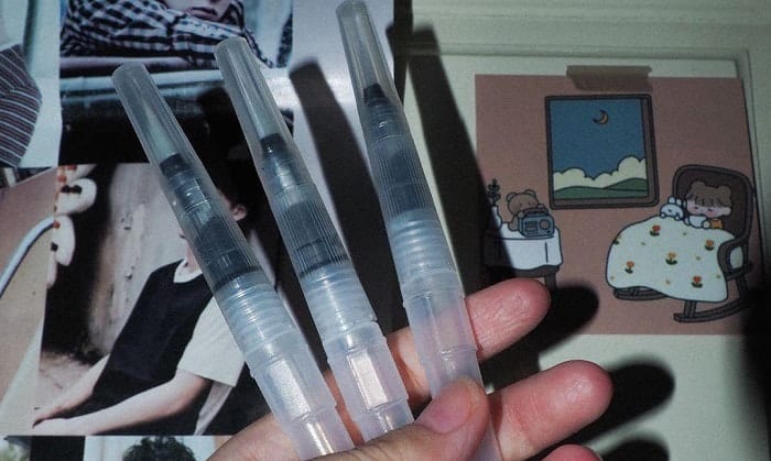 最好重复使用毛笔