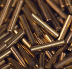 Metal-components-of-a-ballpoint-pen