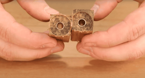 Trimming-the-ends-of-a-wooden-pen