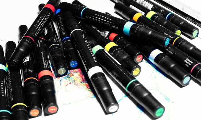 如何混合prismacolor标记