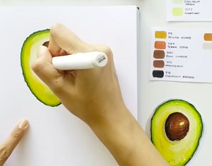 alcohol-marker-blending