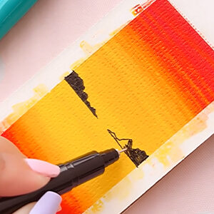 draw-a-sunset-with-markers-with-blending-technique-step-6
